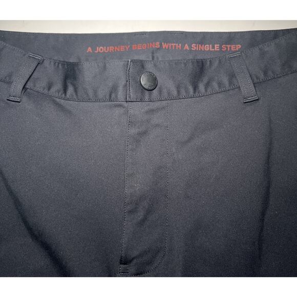 Rhone Pants Mens 34x36 Black Commuter Pants Slim Fit Performance Stretch Tech - Picture 2 of 8